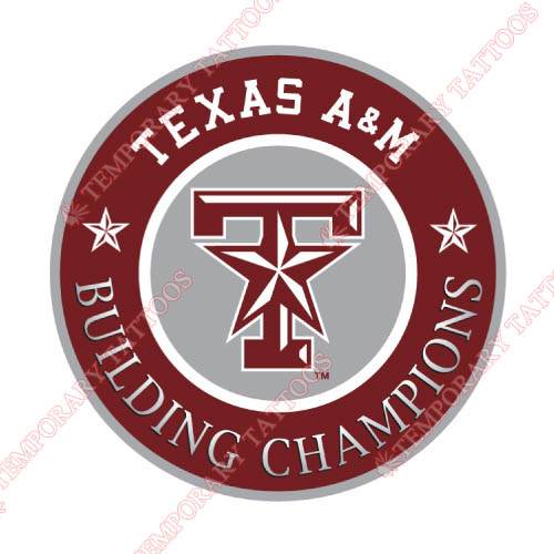 Texas A M Aggies Customize Temporary Tattoos Stickers NO.6488